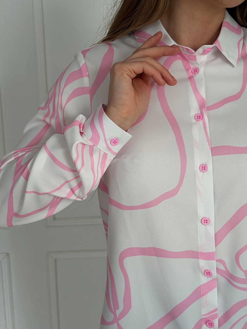 Блузка женская с принтом М-1352