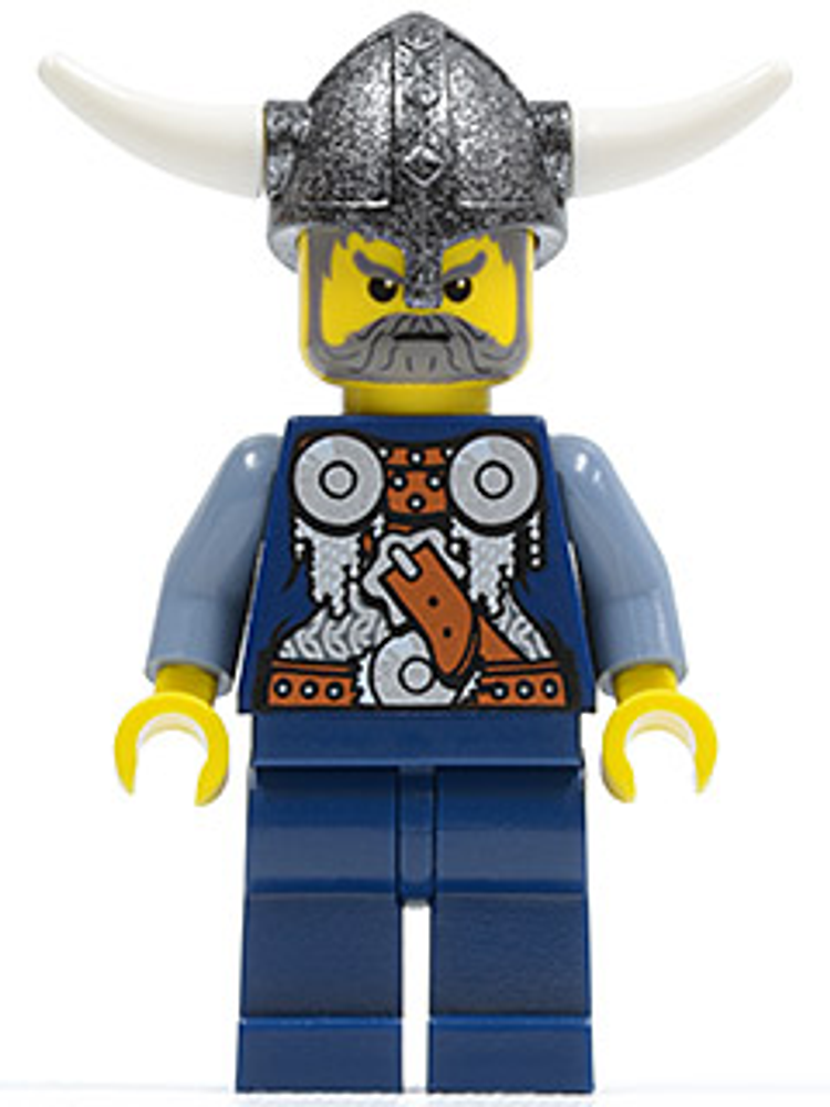 Минифигурка LEGO vik033 Синий Викинг (Слон)