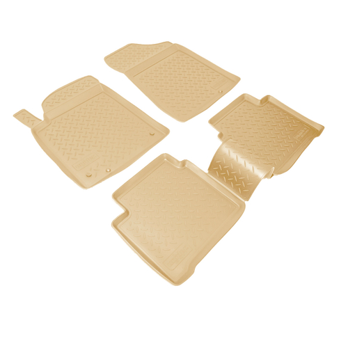 Ковры в салон Norplast/Unidec для Nissan Teana (2008-2014)Полиуретан,Бежевый, арт.NPL-Po-61-71-B