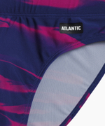 Плавки мужские спорт Atlantic, 1 шт. в уп., полиамид, голубые + розовые, KMT-337