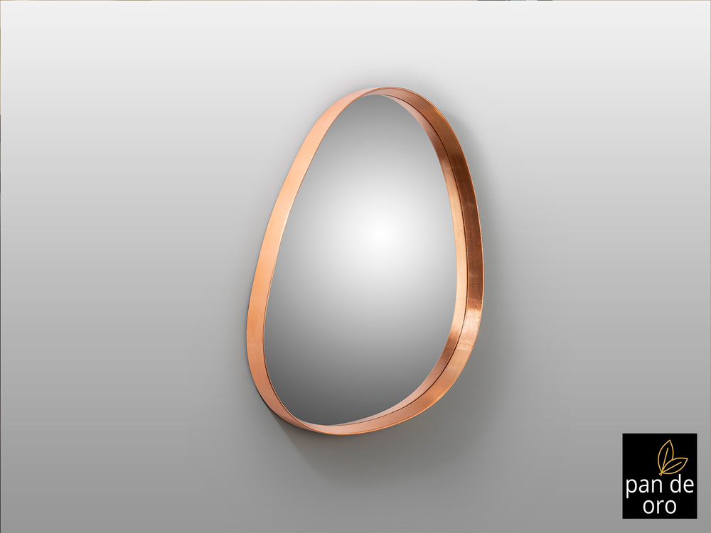 Julie Декоративное зеркало розовое золото