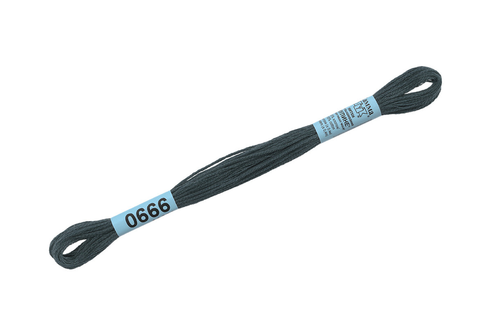 Мулине "Gamma", 100% хлопок, 8 м, №0666