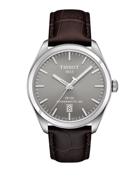 Мужские швейцарские наручные часы Tissot PR 100 Powermatic T101.407.16.071.00