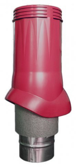 Выход вентиляционный ERA VWO D125/160 Crimson изолированный для нанодефлектора, пластик