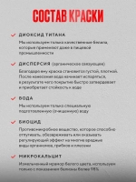 PROCTO Краска фасадная для наружных работ белая акриловая для стен 14 кг