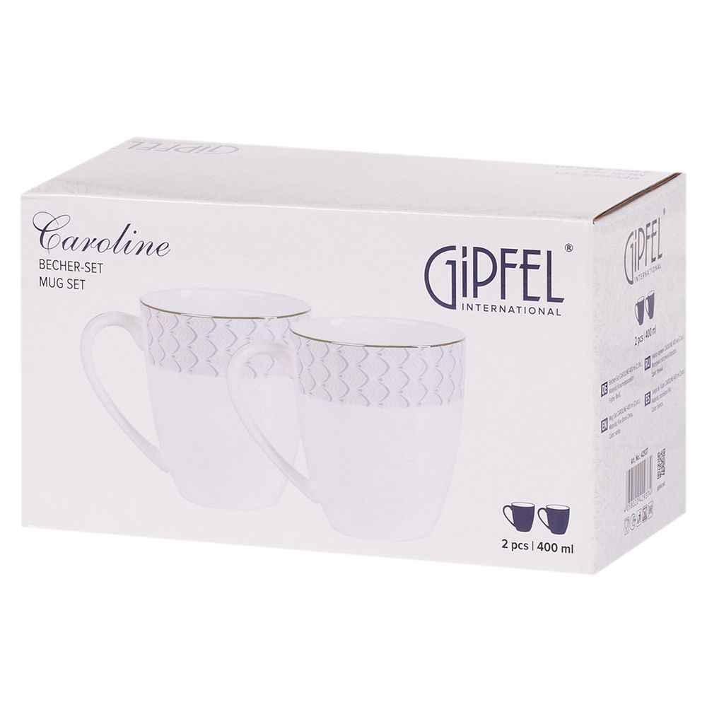 Набор кружек Gipfel Caroline 42937 400 мл 2 предмета