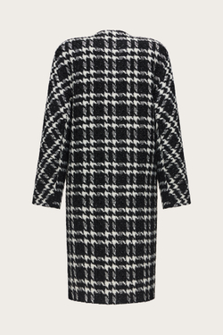 ПАЛЬТО-МИДИ ИЗ ШЕРСТИ С ЛЮРЕКСНОЙ НИТЬЮ