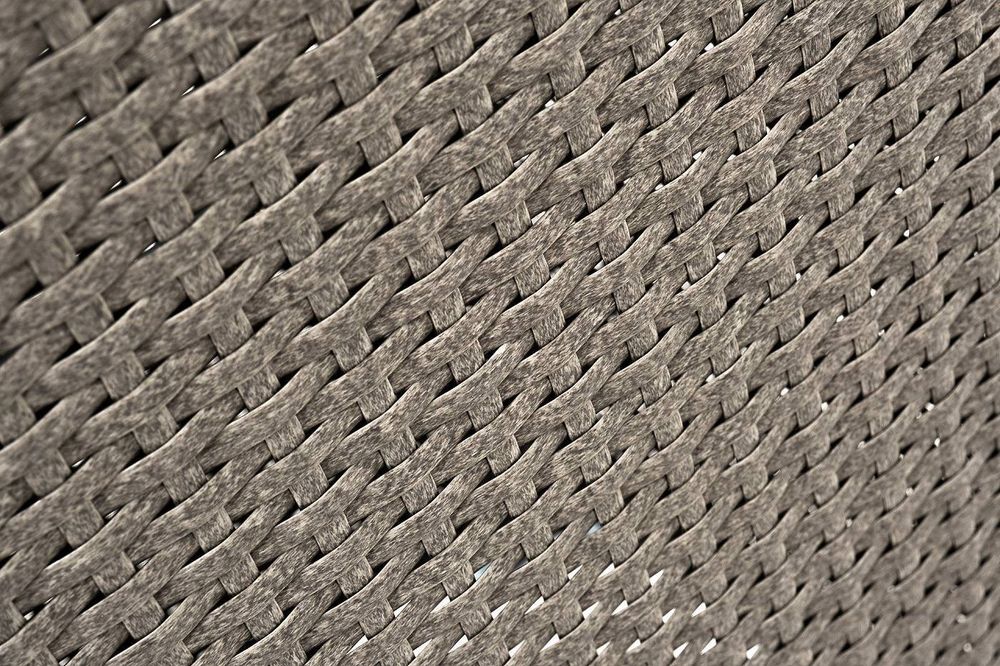 "Капучино" кашпо для цветов плетеное из искусственного ротанга, цвет бежевый