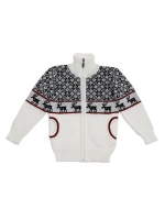 Кофта вязаная на молнии "Нордик"