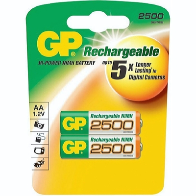 Аккумулятор GP R06 2500 mAh BL/2 (комплект 2 шт)