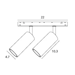 Магнитный трековый светильник Arte Lamp