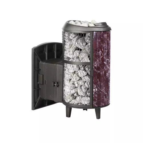 ПЕЧЬ БАННАЯ «АТМОСФЕРА L» С КОМБИНИРОВАННОЙ ОБЛИЦОВКОЙ «РОССО ЛЕВАНТО»