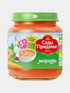 ПЮРЕ САДЫ ПРИДОНЬЯ МОРКОВНОЕ 120ГР