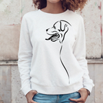 Свитшот "Силуэт Ротвейлера"