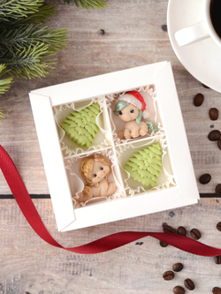 Мини-набор шоколада "Новогодний" с лошадками #2