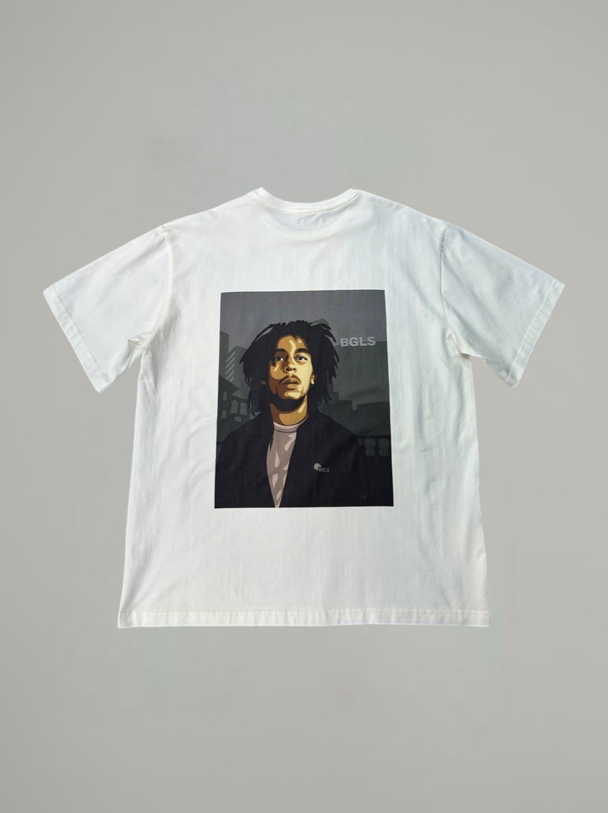 Футболка BGLS OVERSIZE  MARLEY (бел.)