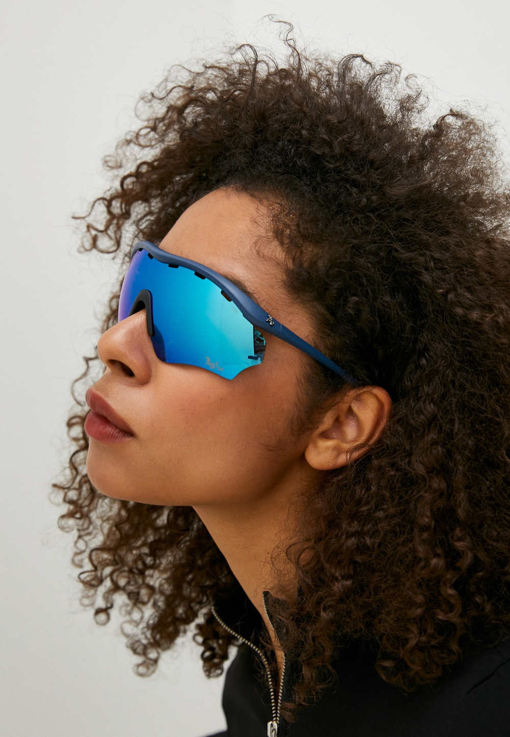 Спортивные очки с диоптриями 720armour RiderB7 / Matte Dark Grey Blue / Smoke Full Blue Ti Lens