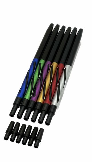 Ustnik Alluminium Set Slot Silver-Black