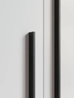 Шкаф распашной 120х50х220, белый SOHO двухдверный