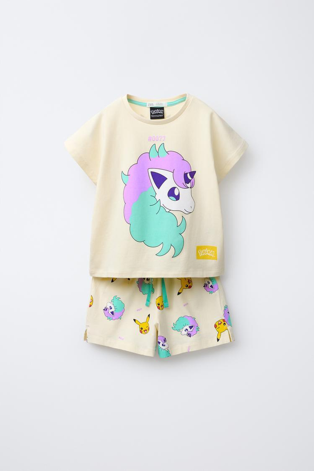 ZARA ПИЖАМА PONYTA DE GALAR POKÉMON ™, ЖЕЛТЫЙ