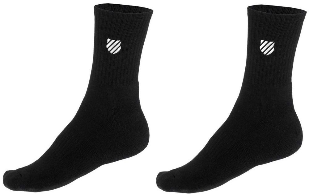 Теннисные носки K-Swiss Mens Hypercourt Socks 2P- black/white