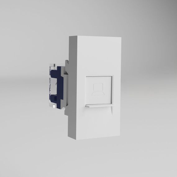 Модульная розетка Ethernet RJ-45 Werkel белый W1281101 4690389211751