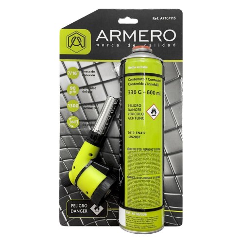 Газовый набор ARMERO горелка газовая + баллон 336гр     A710/115
