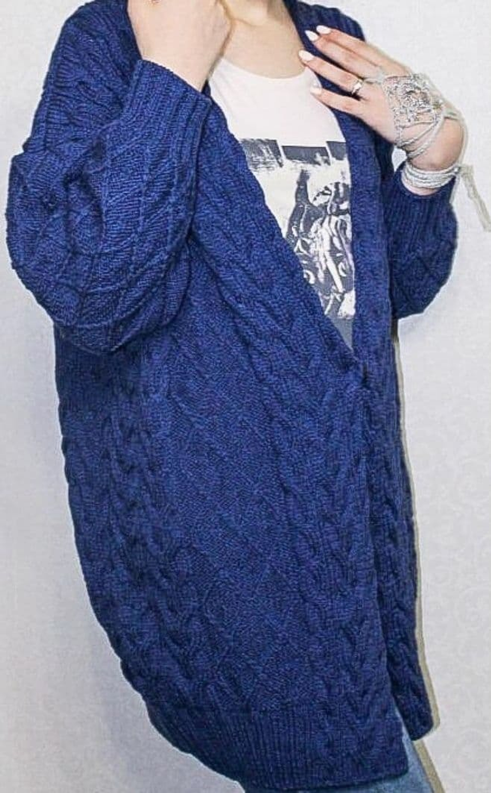 МК Кардиган с косами