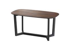 Стол обеденный Cross 2 160*85 см (орех, черный)