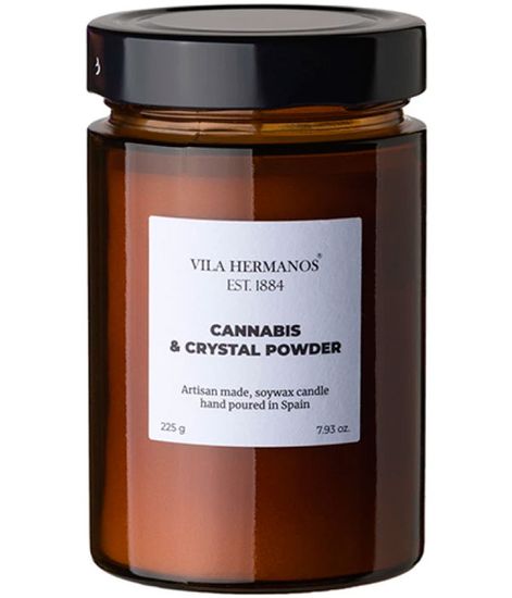 Cannabis and cristal powder, свеча Apothecary Collection, Vila Hermanos