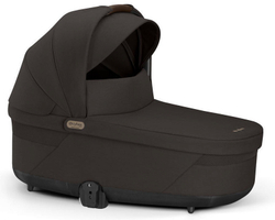 Коляска Cybex Balios S Lux TPE complete Aton S2 Hibiscus Red 3 в 1 Chocolate Brown с дождевиками