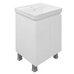 Комплект Тумба Azario Мила 50/Н напольная с раковиной Monte 50, белый (CS00097990)