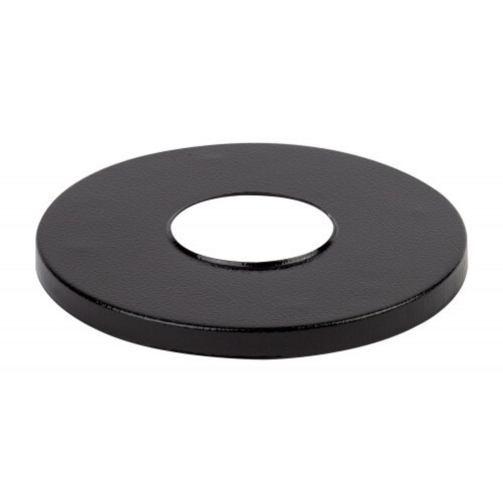 Накладка на опору металлическую ЭРА черная круглая