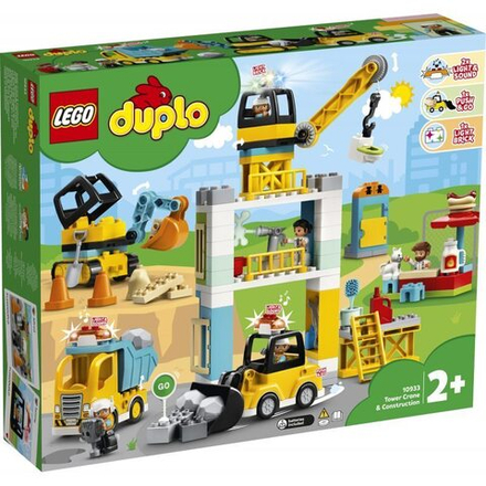 Конструктор LEGO DUPLO - Башенный кран и сборка 10933