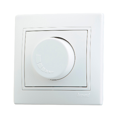 MIRA 701 0202 117 Диммер 500 Вт  с фил. и предохр .бел. с бел. вст.