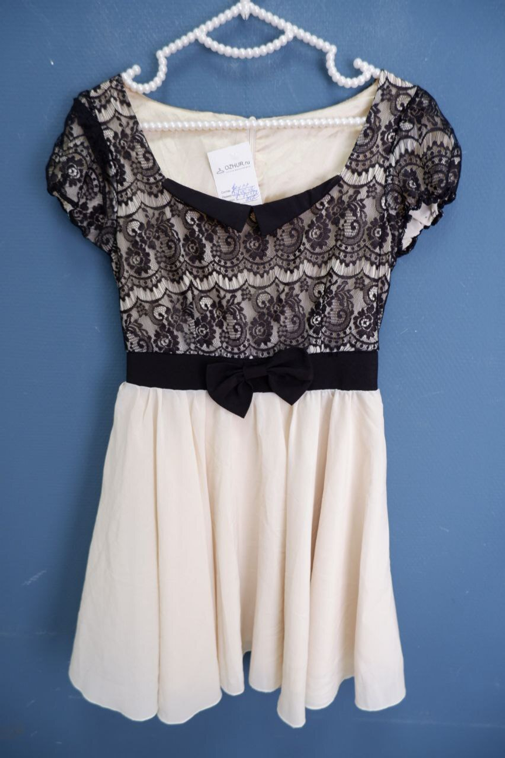 Платье комбинированное 40-42 размер