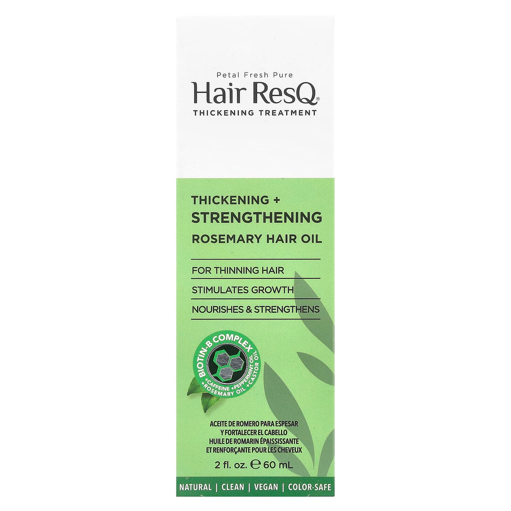 Petal Fresh, Hair ResQ®, масло для волос с розмарином, для густоты и укрепления, 60 мл (2 жидк. унц.)