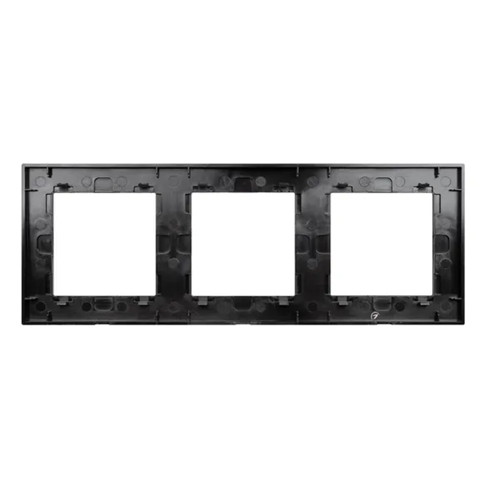 Рамка стеклянная FRM-GLARE-GS-3-BK (Arlight, -) 043800