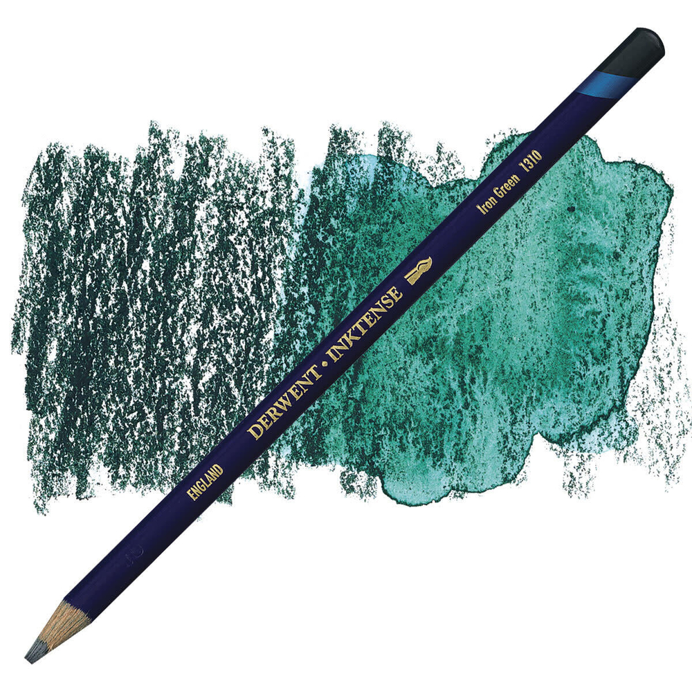 Derwent Inktense. 1310 Iron Green