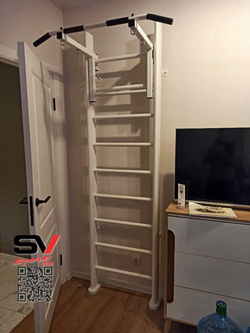 Монтаж шведской стенки Sv Sport в пеноблочные, газоблочные стены