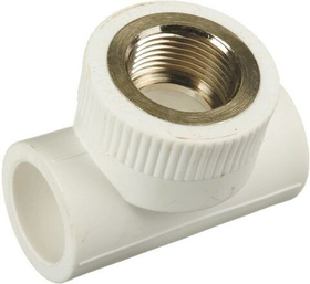 Тройник PPRC комбинированный 25*1/2"вн.*25 КРОСС