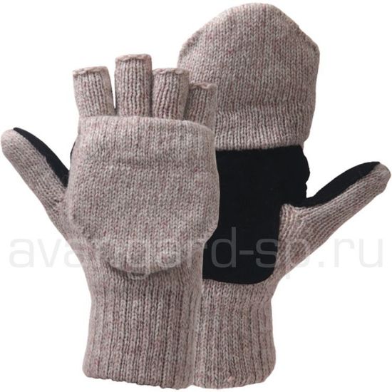 Перчатки-варежки "Эвены" (беж)