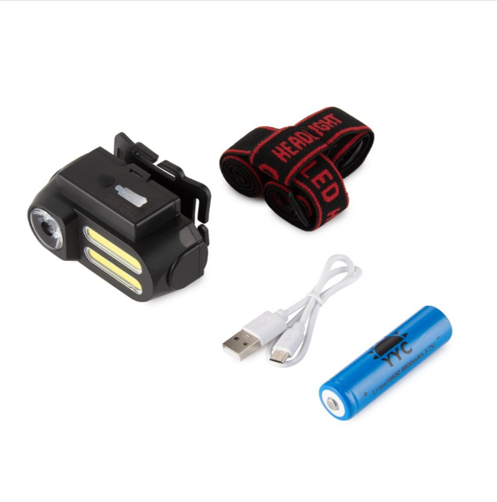 Фонарь налобный яркий Огонь HТ-823