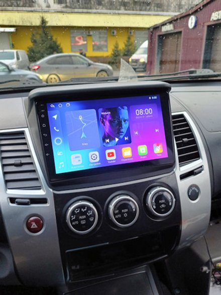 Магнитола для Mitsubishi L200, Pajero Sport 2006-2016 - Carmedia OL-9635 QLed, Android 13, TS20, CarPlay, SIM-слот
