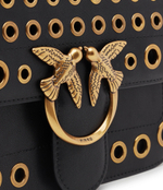 Кожаная сумка через плечо LOVE BELL CLASSIC VITELLO SETA Pinko - черный(100046 A17M)