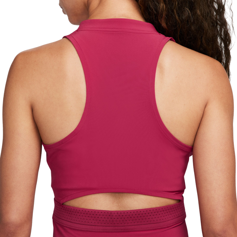 Теннисное платье Nike Court Dri-Fit Advantage Club Dress - noble red/black