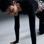 FV5484-010 Футболка тренировочная Nike Pro Dri-fit 365 Crop Ls W