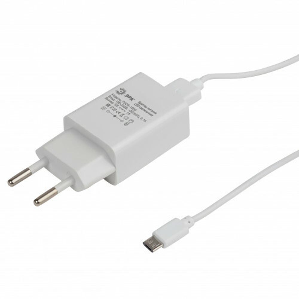 Настольный светильник ЭРА NLED-482-10W-W светодиодный с ночником белый