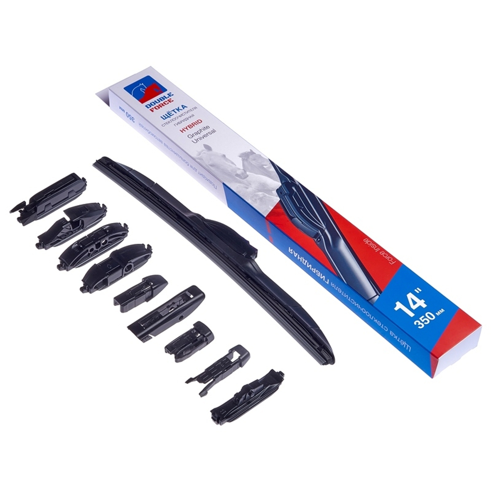 Щетка стеклоочистителя гибридная Double Force 350 мм (14") DFHY14