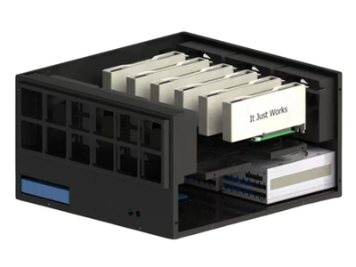 Продувной корпус для майнинга на 6 видеокарт